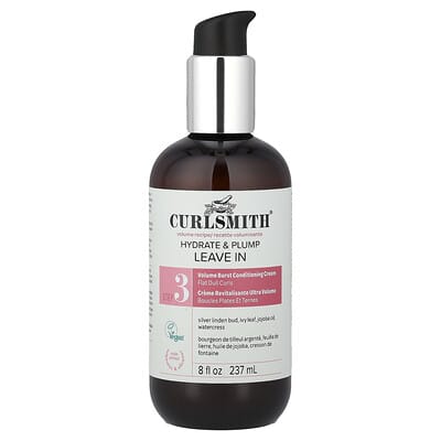 Hydrate & Plump Leave In, Flat Dull Curls, 8 fl oz (237 ml)