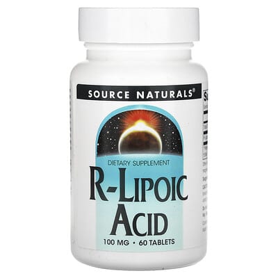 R-Lipoic Acid, 100 mg, 60 таблеток