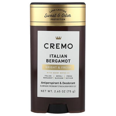 Антиперспирант и дезодорант, Italian Bergamot, 2.65 oz (75 g)
