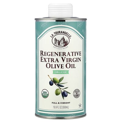 Органическое регенеративное дополнительное оливковое масло, 16.9 fl oz (500 ml)