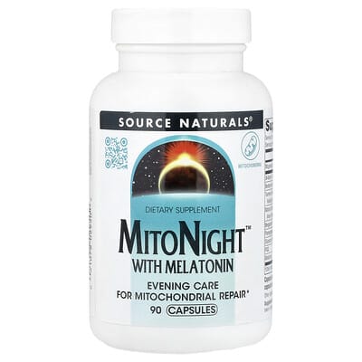 MitoNight™ с мелатонином, 90 капсул