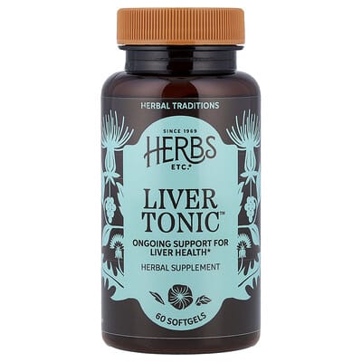 Herbs Etc. Liver Tonic™, 60 мягких капсул