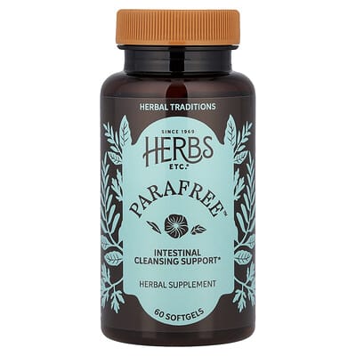 Herbs Etc. ParaFree™, 60 мягких капсул