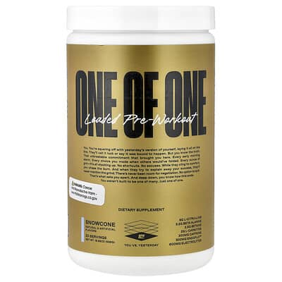 Предтренировочный комплекс Loaded Pre-Workout, Snowcone, 18.88 oz (535 g)