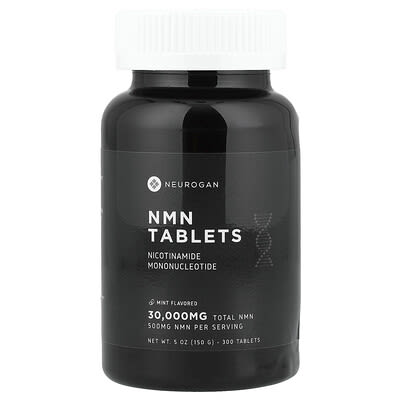 NMN, мята, 300 таблеток (100 mg per Tablet)