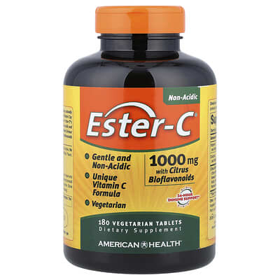 Ester-C® with Citrus Bioflavonoids, 180 Vegetarian Tablets