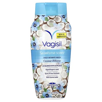 Scentsitive Scents®, средство для ежедневного интимного ухода, кокос и гибискус, 12 fl oz (354 ml)