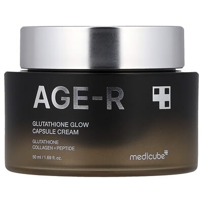Age-R, сыворотка-крем Glutathione Glow, 1.69 fl oz (50 ml)