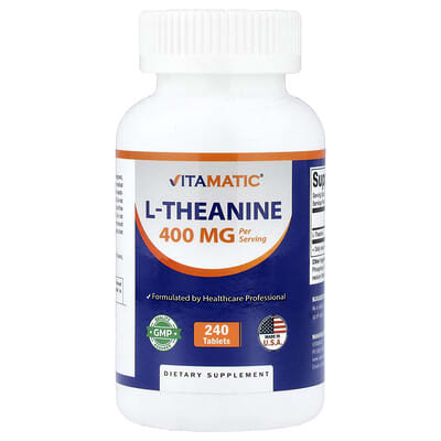 L-Theanine, 240 таблеток, (200 mg per Tablet)
