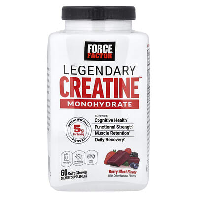 Legendary Creatine™ Monohydrate, Berry Blast, 60 Soft Chews (2.5 g per Chew)