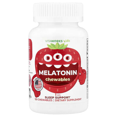Детский мелатонин VitaWorks Berry, 120 Chewables