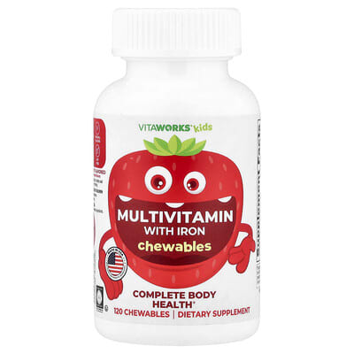Детский Multivitamin With Iron Mixed Fruit 120 Chewables
