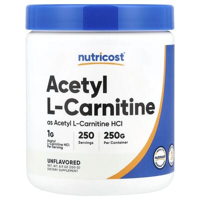 Acetyl L-Carnitine, без вкуса, 8.9 oz (250 g)