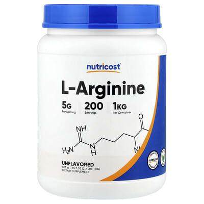 L-Arginine, без вкуса, 35.7 oz (1 kg)