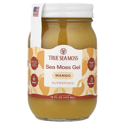Sea Moss Gel Superfood, Mango, 16 fl oz (473 ml)