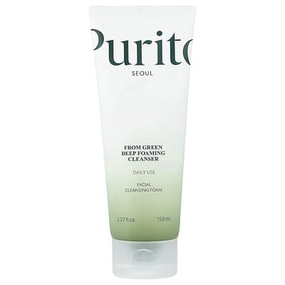 From Green Deep Foaming Cleanser , 5.07 fl oz (150 ml)