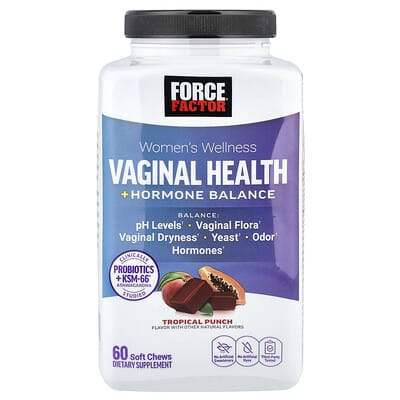 Женские витамины Force Factor Wellness Vaginal Health + Hormone Balance 60 Soft Chews