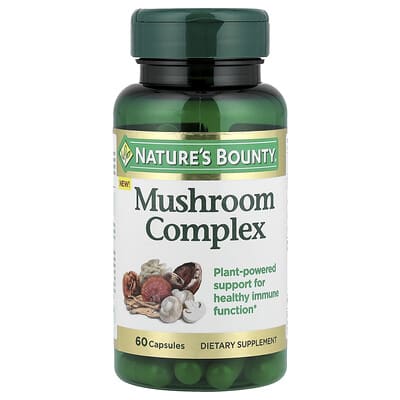 Nature's Bounty Mushroom Complex, 60 капсул