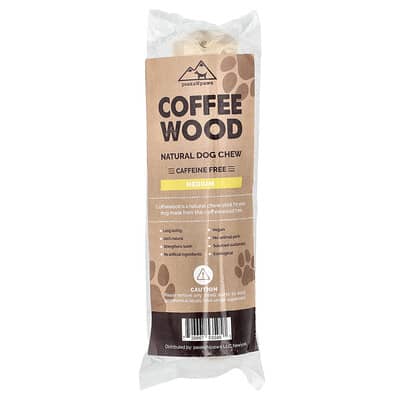 Natural Dog Chew, Medium, Coffee Wood, Caffeine Free, 1 Count