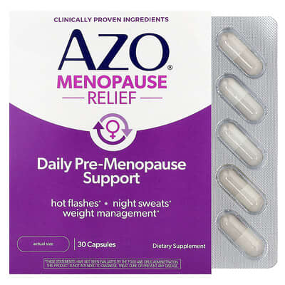 AZO Menopause Relief 30 капсул
