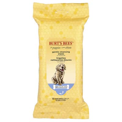 Очищающие салфетки Burt's Bees с пахтой для щенков, 50 шт