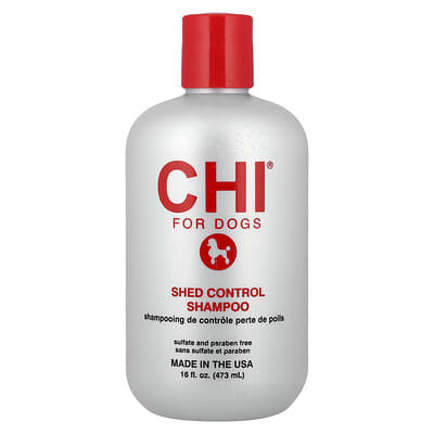 CHI for Dogs шампунь Shed Control для собак, 16 fl oz (473 ml)