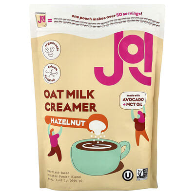 Oat Milk Creamer, Hazelnut, 1.42 lb (644 g)