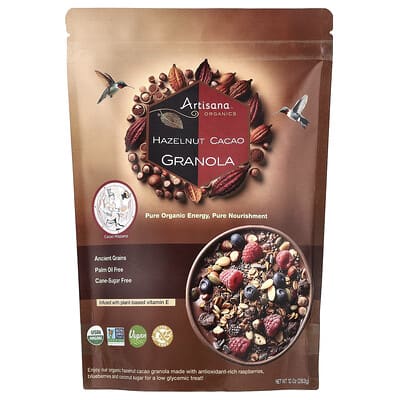 Artisana Гранола с фундуком и какао, 10 oz (283 g)