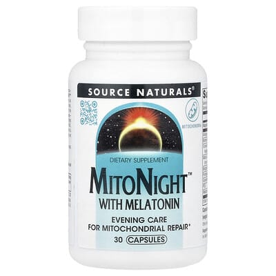 MitoNight™ с мелатонином, 30 капсул