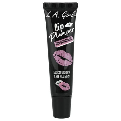 Блеск для губ L.A. Girl Lip Plumper, Mood Gloss, GLP529 Holographic, 0.44 fl oz (13 ml)
