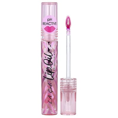Масло для губ, блеск с pH-эффектом, GLC728 Berry Pink, 0.1 fl oz (3 ml)