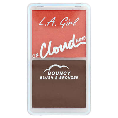 On Cloud Nine, Bouncy Blush & Bronzer, GBL499 Coral Bliss, 0.21 oz (6 g)