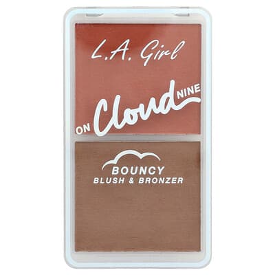 Румяна и бронзер L.A. Girl On Cloud Nine, Bouncy Blush & Bronzer, GBL500 Misty Mauve, 0.21 oz (6 g)