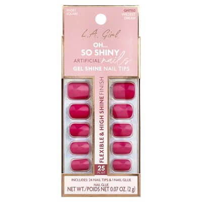 Набор накладных ногтей Oh So Shiny Gel Shine Nail Tips GNT152 Wildest Dream 25 Piece Kit