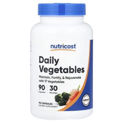 Ежедневные овощи Nutricost, 90 капсул