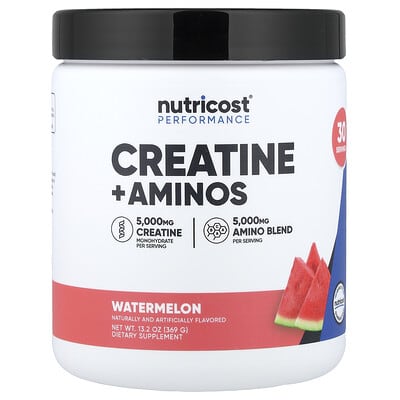 Performance, Creatine + Aminos, Watermelon, 13.2 oz (369 g)