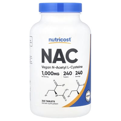 NAC, 1,000 mg, 240 таблеток