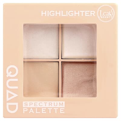 QUAD Spectrum Face Palette Highlighter, QSP101, 0.21 oz (6 g)