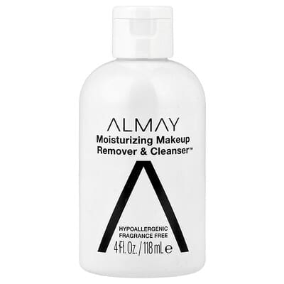 Очищающее средство для снятия макияжа Almay Moisturizing Makeup Remover & Cleanser™, Fragrance Free, 4 fl oz (118 ml)