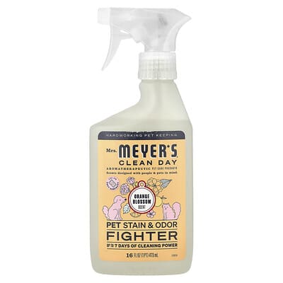 Средство от пятен и запахов Mrs. Meyers Clean Day, Orange Blossom, 16 fl oz (473 ml)