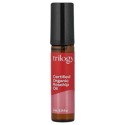Certified Organic Rosehip Oil, For All Skin Types, 0.34 fl oz (10 ml)