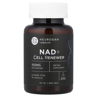 NAD+, 900 mg, 90 Capsules