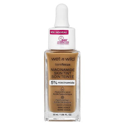 Тинт для кожи Barefocus Niacinamide, 1116325 Deep, 1.08 fl oz (32 ml)