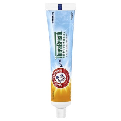 TheraBreath™ Breath Fresheners, Anticavity Fluoride Toothpaste, Whitening, Invigorating Icy Mint, 5.5 oz (156 g)