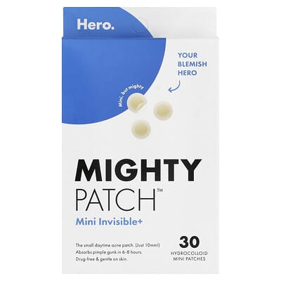 Mighty Patch™, Mini Invisible+, 30 гидроколлоидных мини-патчей