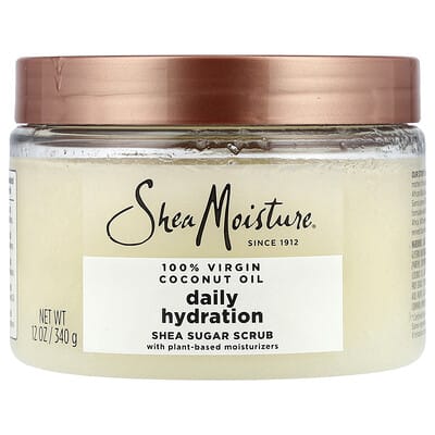 Скраб для тела Daily Hydration Shea Sugar, 100% Virgin Coconut Oil, 340 g