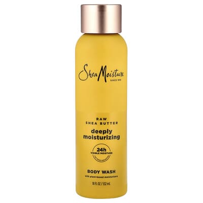SheaMoisture, увлажняющий гель для душа, Raw Shea Butter, 18 fl oz (532 ml)