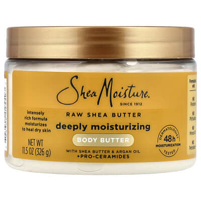 Deeply Moisturizing Body Butter, Raw Shea Butter, 11.5 oz (326 g)