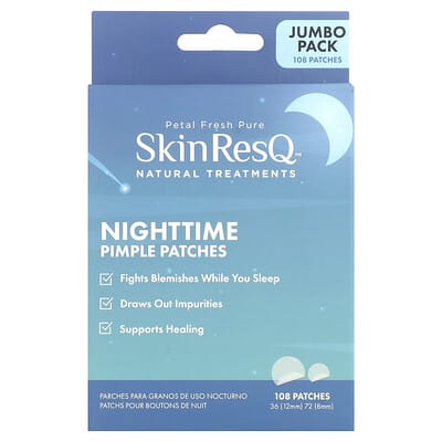 SkinResQ™ Natural Treatments, Nighttime Pimple Patches, 108 патчей