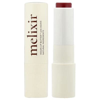 Веганский баттер для губ Melixir с агавой, 06 Lust Red, 0.13 oz (3.9 g)